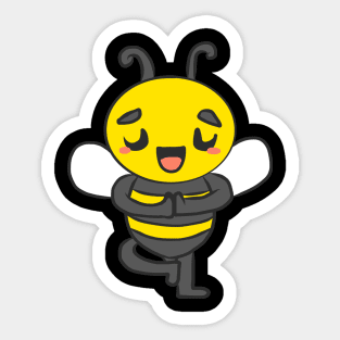 Bumblebee for fat Funny gift bee love for animals Sticker